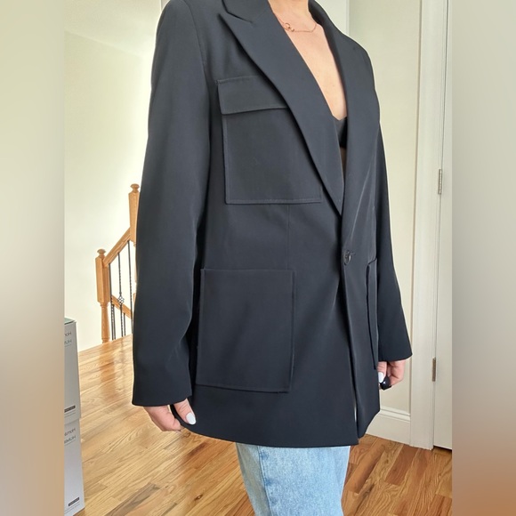 Primark Navy Blye Blazer Relaxed Modern Fit - Picture 9 of 10